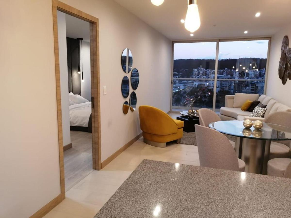 Suite Apartameto 1606 Espectacular Vista La Carolina, Piso 16 One - 基多 外观 照片