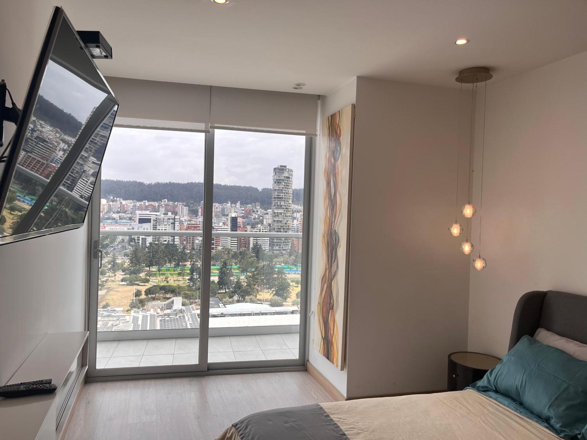 Suite Apartameto 1606 Espectacular Vista La Carolina, Piso 16 One - 基多 外观 照片